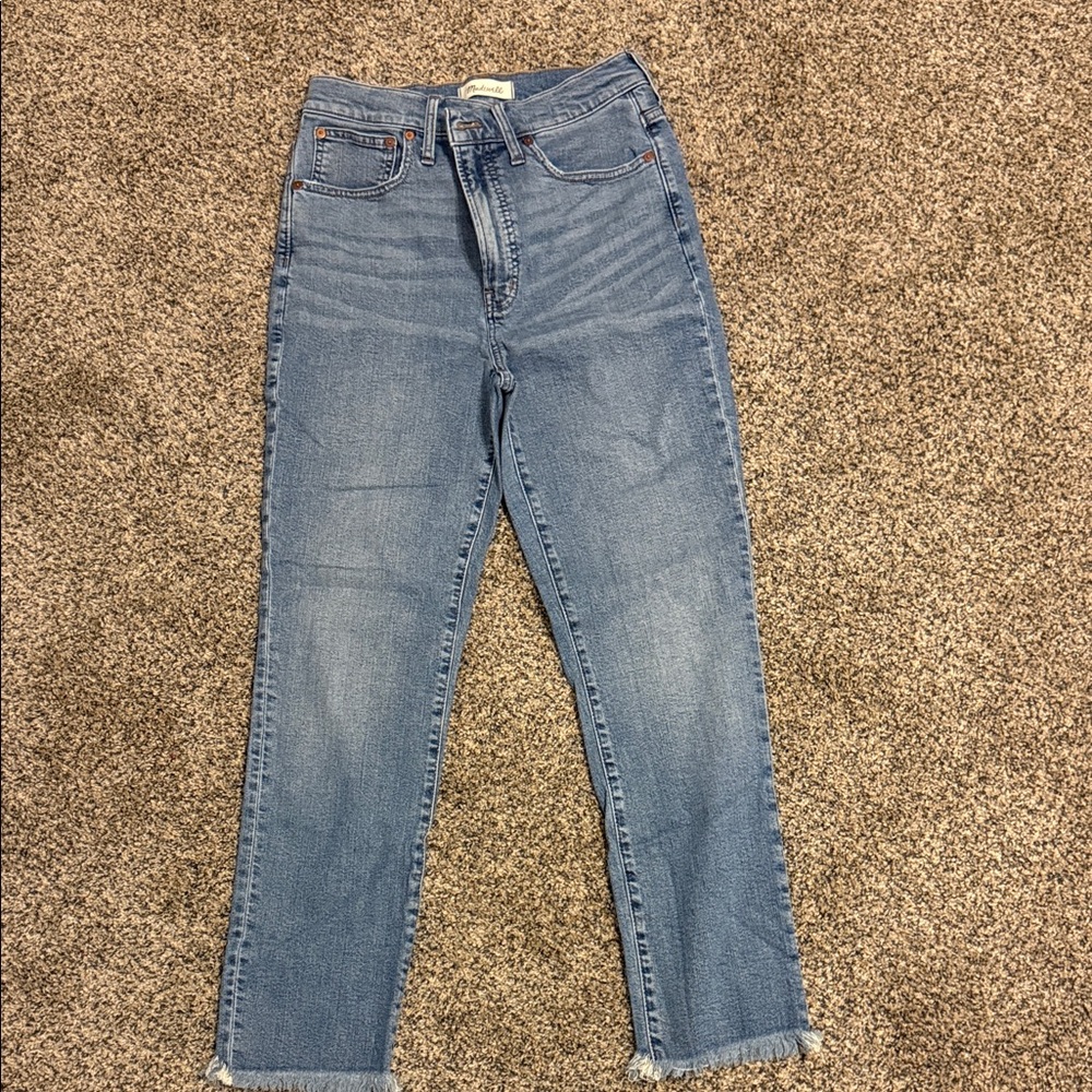 Madewell Light Blue Perfect Vintage Ankle Jeans